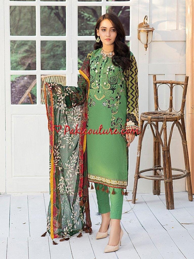Eid Unstitched Eid Partywear Dress Pakistani Branded Designer Dress Unstitched 3pc Dress Dailywear Lawn Dress Unstitched Salwar Kameez Suit