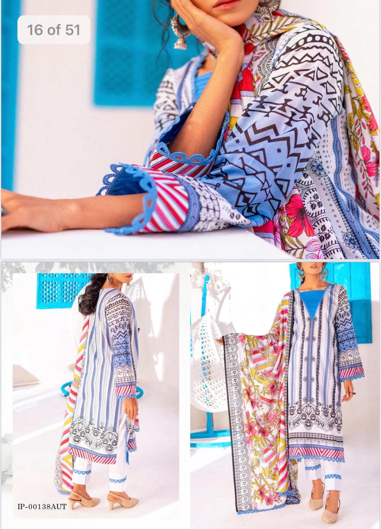 Eid Unstitched Eid Partywear Dress Pakistani Branded Designer Dress Unstitched 3pc Dress Dailywear Lawn Dress Unstitched Salwar Kameez Suit