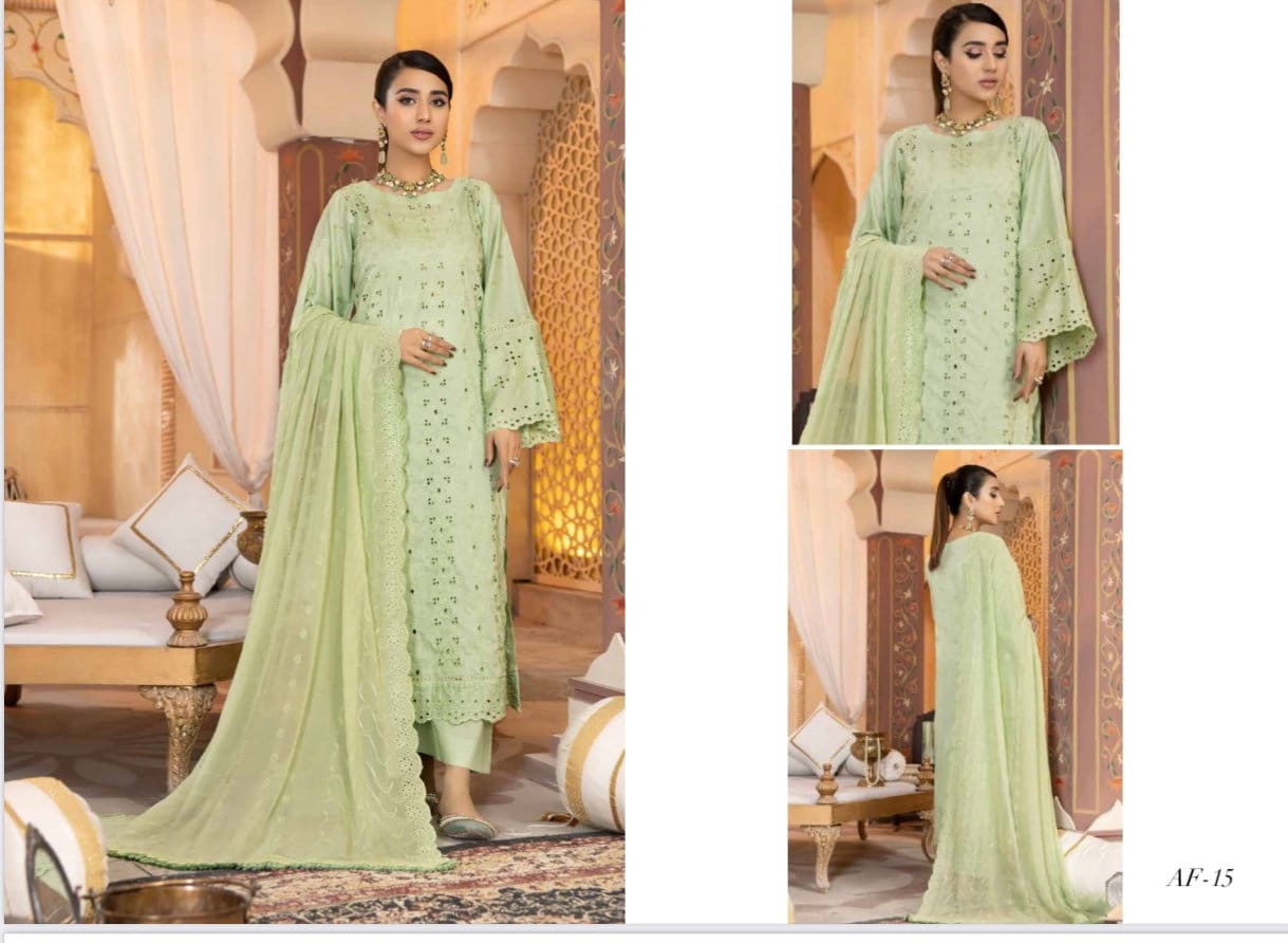 Eid Unstitched Chikankari Eid Partywear Dress, Pakistani Branded Salwar Kameez Suit, for Wedding Partywear, Eid Ramadan Special, with Lining