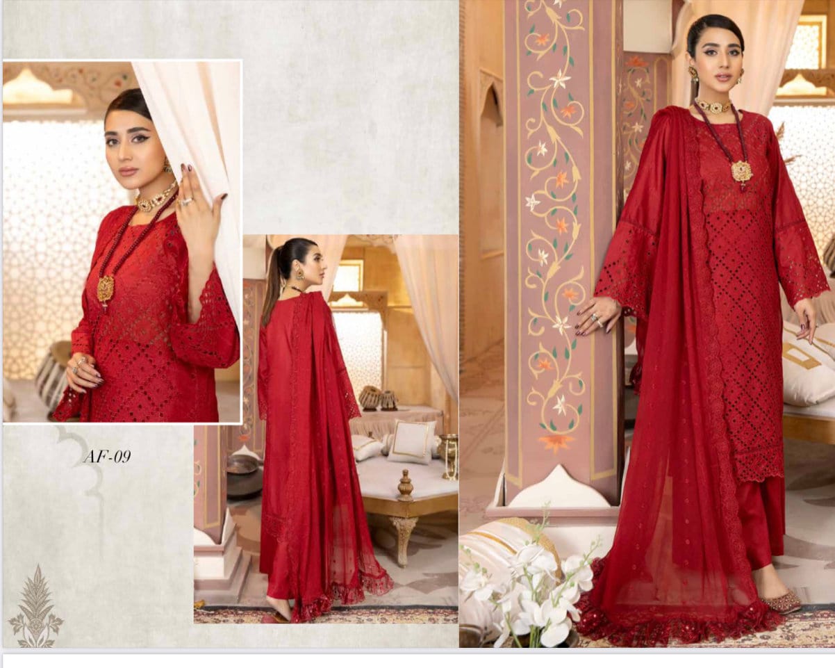Eid Unstitched Chikankari Eid Partywear Dress, Pakistani Branded Salwar Kameez Suit, for Wedding Partywear, Eid Ramadan Special, with Lining