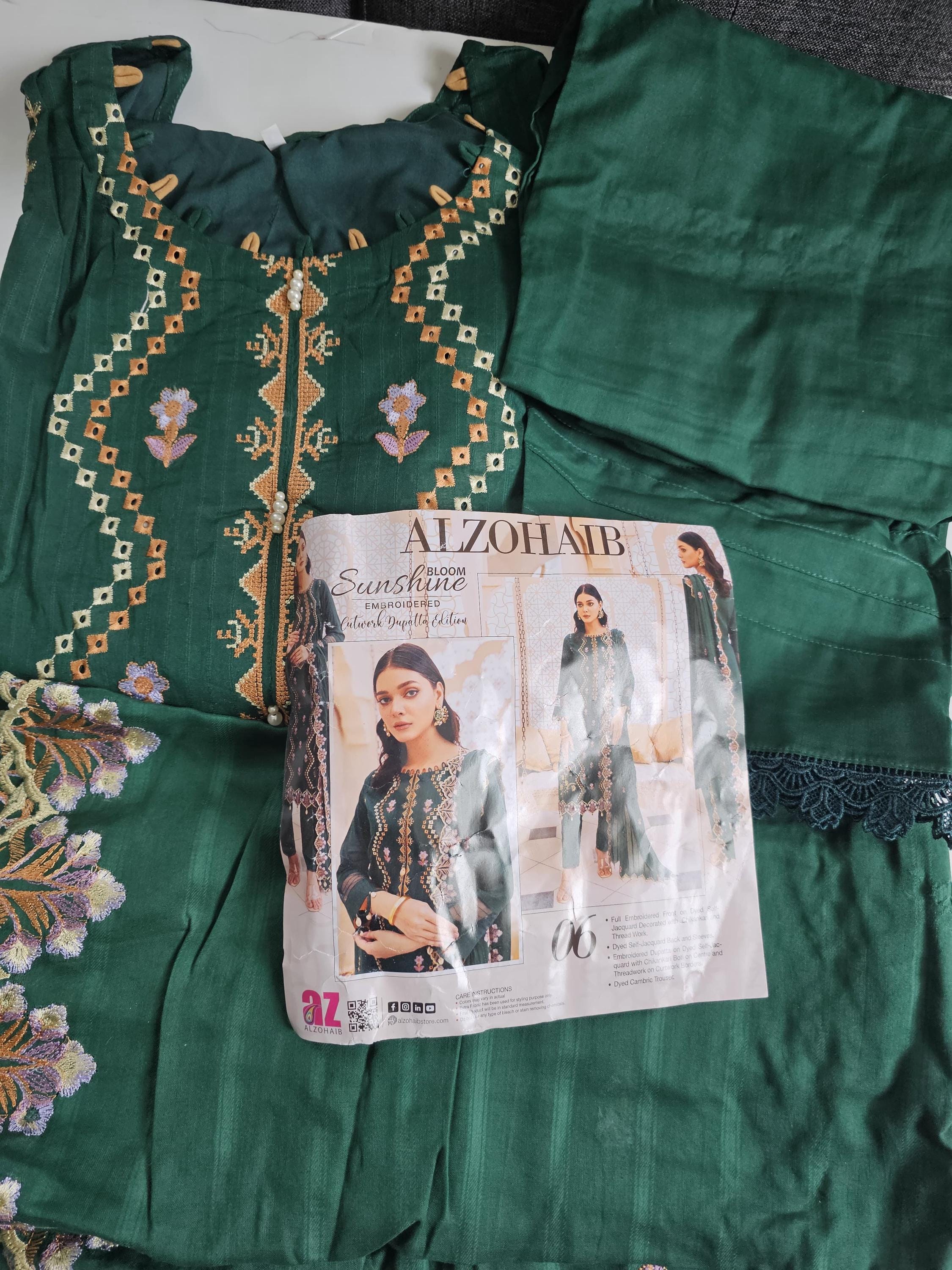 Eid Dress For Womens - Pakistani Embroidered Lawn Ramadan Partywear Festival Suits, Salwar Kameez Suit In Large Size