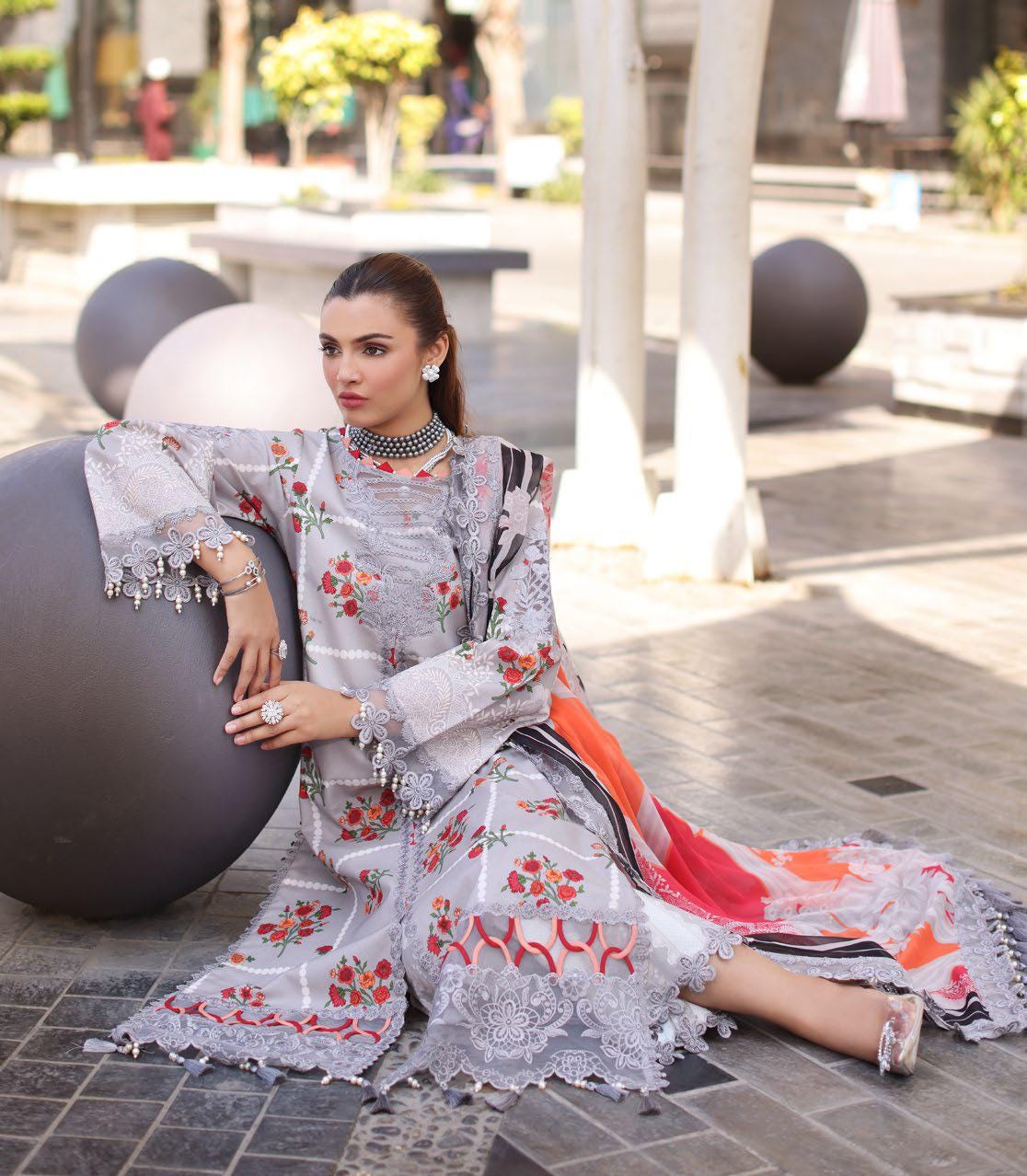 Eid Dress For Womens - Pakistani Embroidered Ramadan Partywear Festival Suits