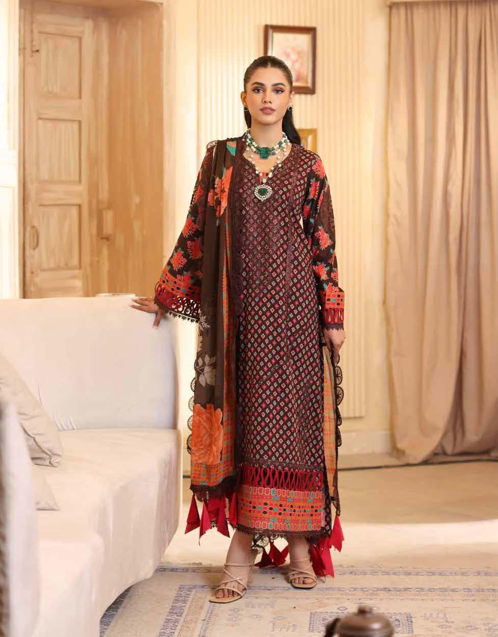 Eid Dress For Womens - Pakistani Embroidered Ramadan Partywear Festival Suits
