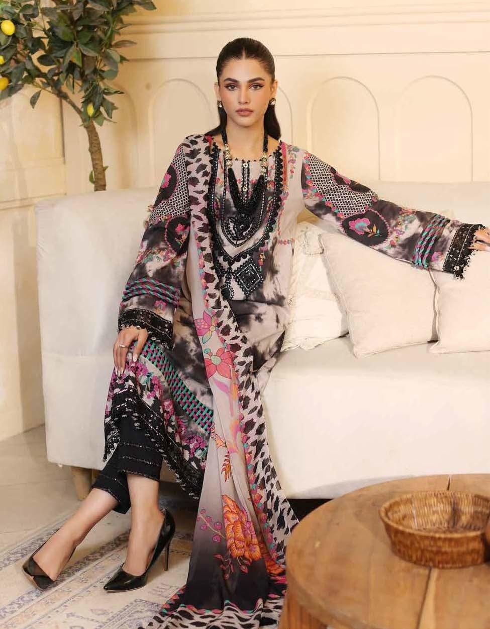 Eid Dress For Womens - Pakistani Embroidered Ramadan Partywear Festival Suits