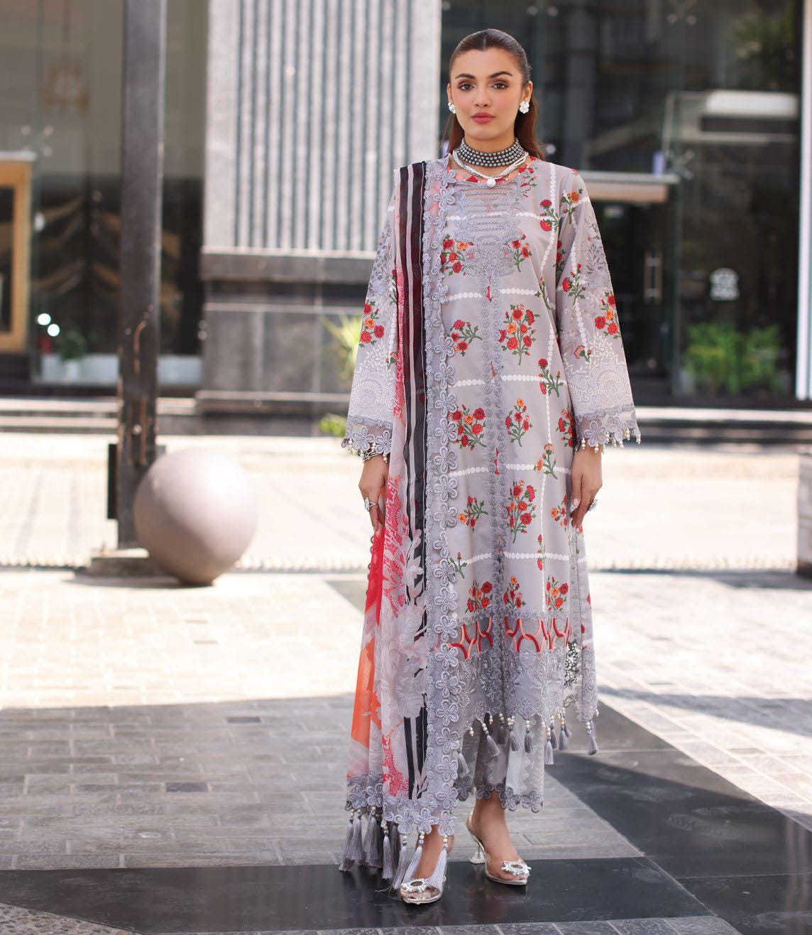 Eid Dress For Womens - Pakistani Embroidered Ramadan Partywear Festival Suits
