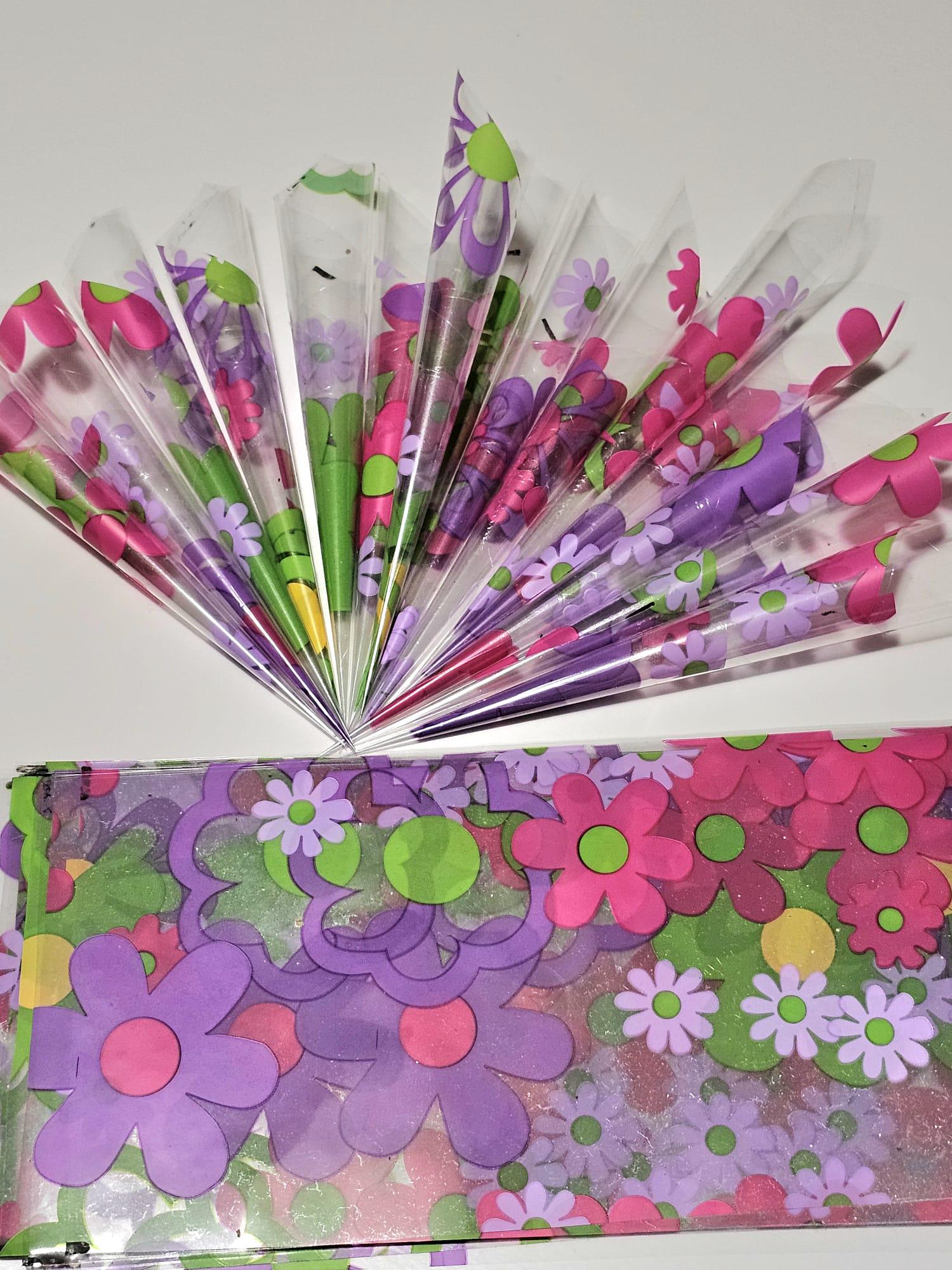 Henna Cones Paste for Newbie Henna Artist Practicing – Precut Rerolled Cone - Cellophane Sheets - Cello Rerolled Sheet -