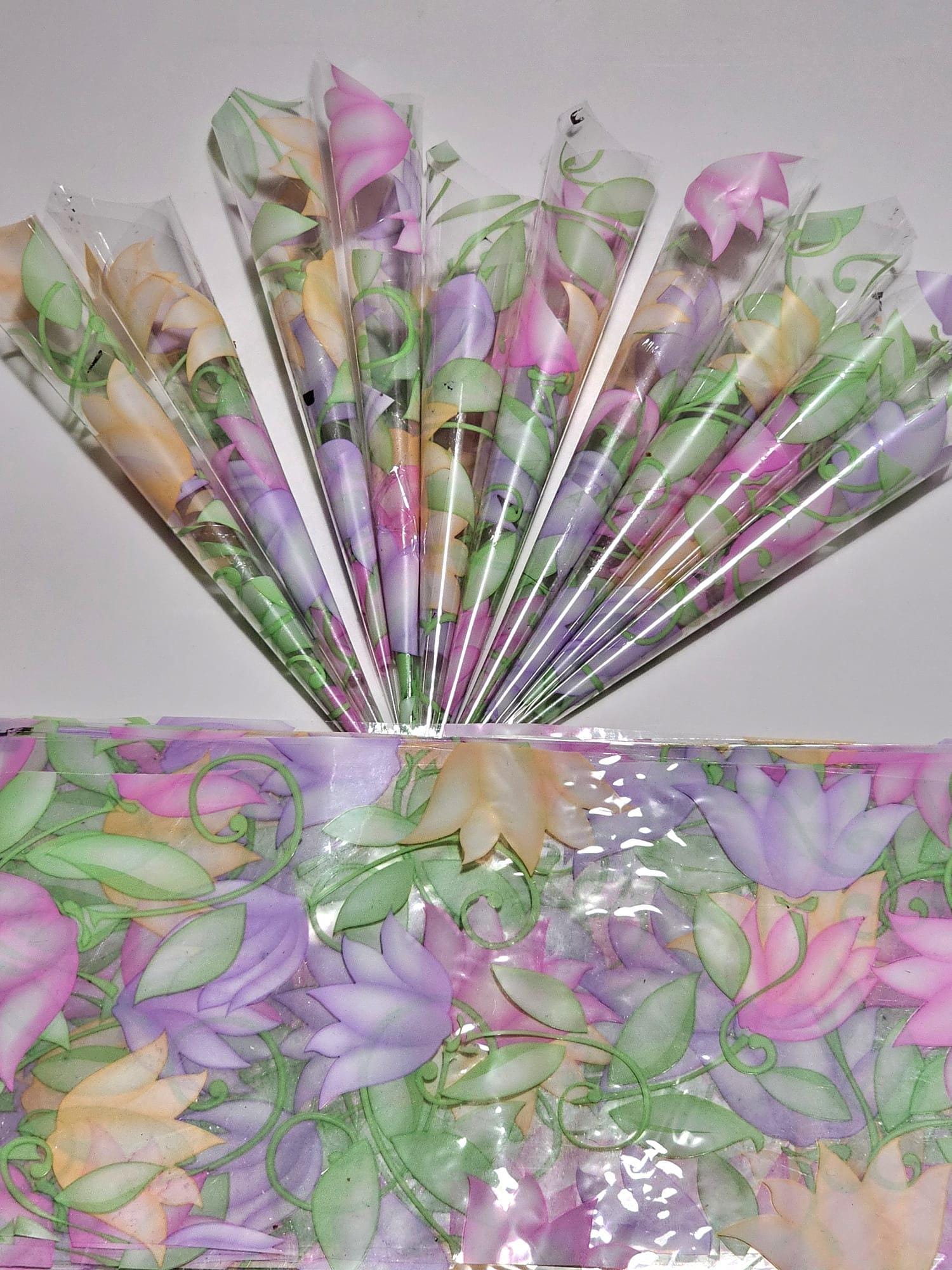 Henna Cones Paste for Newbie Henna Artist Practicing – Precut Rerolled Cone - Cellophane Sheets - Cello Rerolled Sheet -